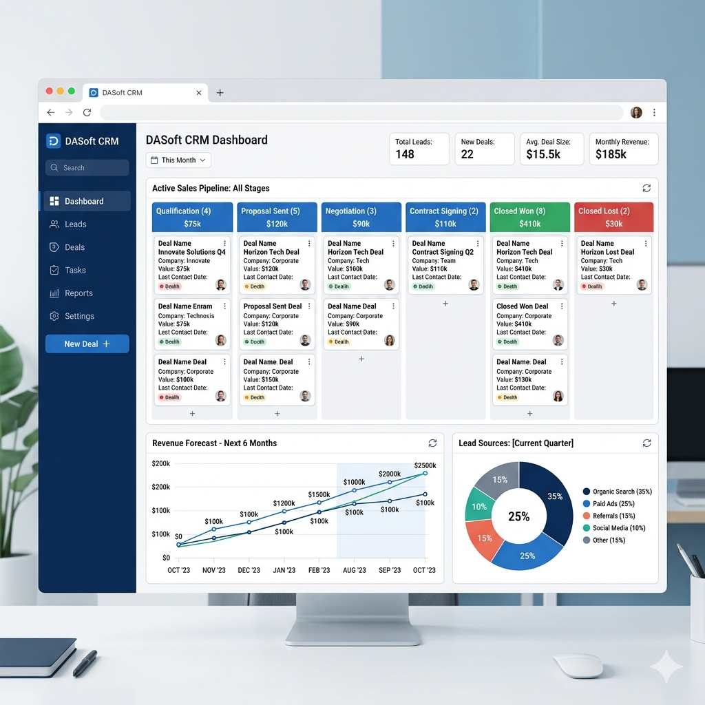 DA-Soft CRM Web Application